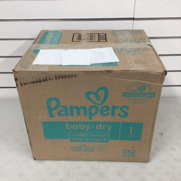 Pampers Baby Dry Diapers, Size 1, 252ct.