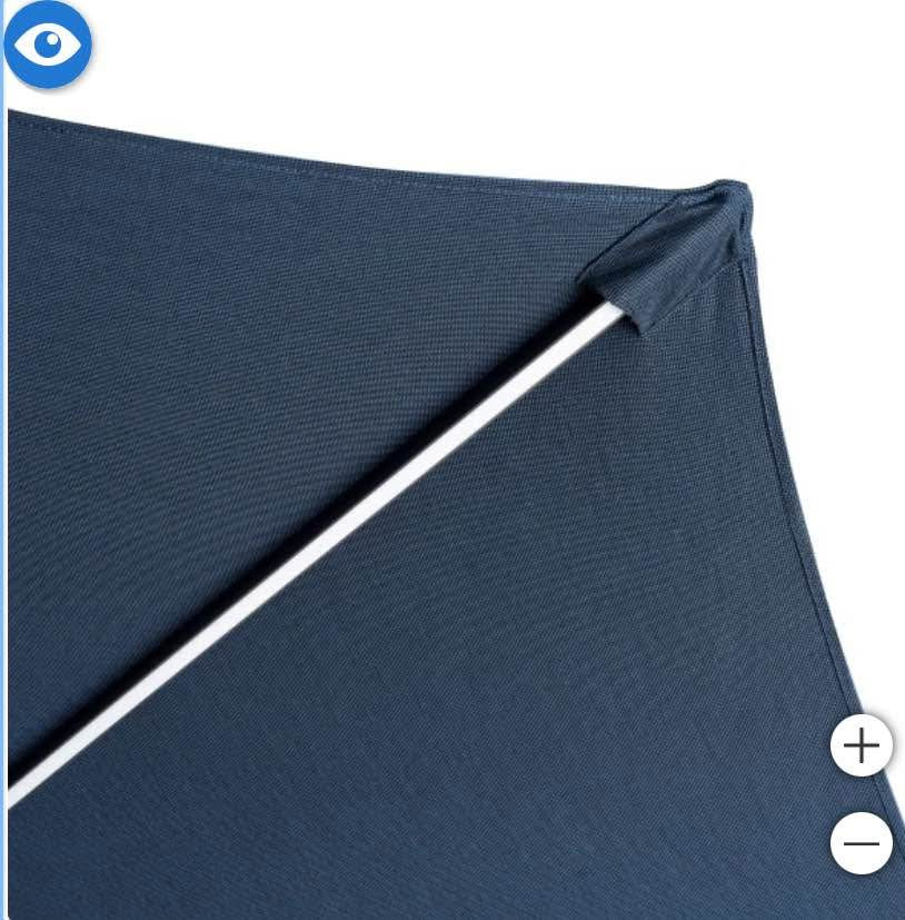 Sunvilla 10' Round Solar LED Market Umbrella