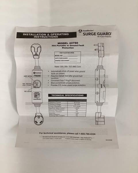 Southwire Surge Guard RV Power Protection