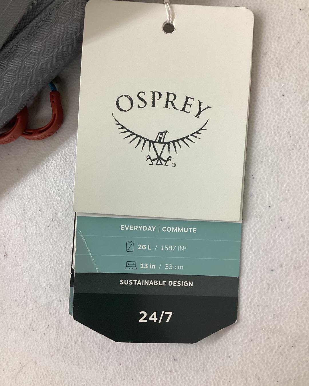 Osprey Quasar Commuter Backpack, Silver Lining/Tunnel Vision Pop