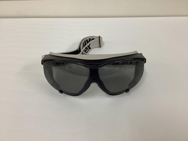 Uvex Carbon Vision Impact Chemical Splash Goggles, Gray Lens, Uvex Headband - S1651DF