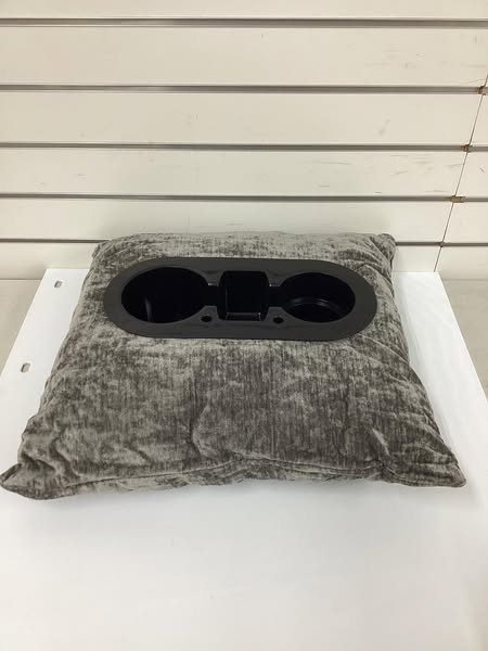 Nesty Pillow/Beverage Holder Gray