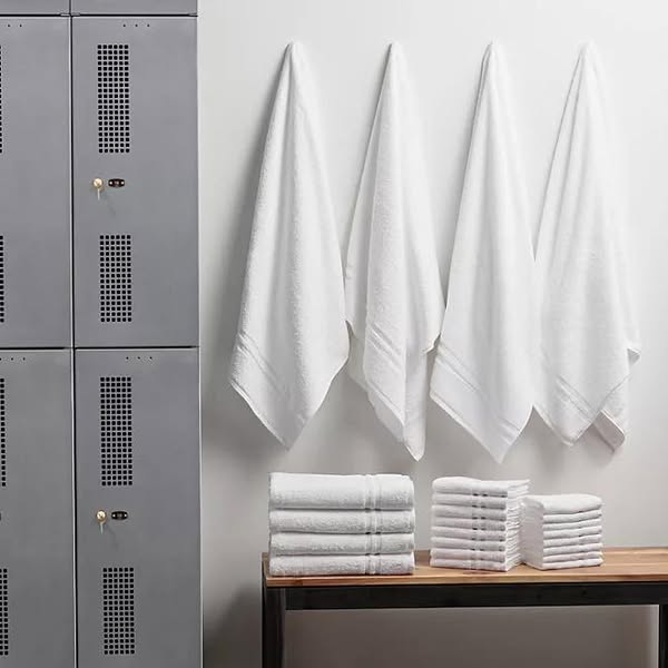 Member's Mark Commercial Hospitality Washcloths, White, 24-Pack