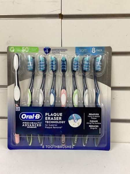 Oral-B ProHealth Advanced Manual Soft Toothbrush, 8 ct.