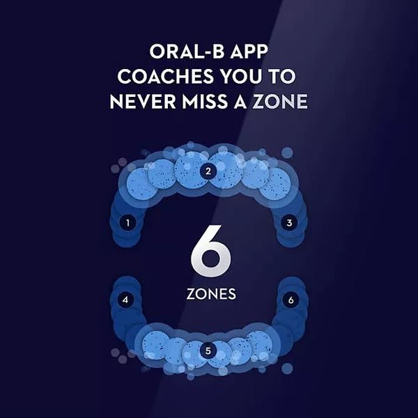 Oral-B iO Series 7 Electric Toothbrush, Black Onyx and Purple Amethyst, 2 pk., 4 Brush Heads