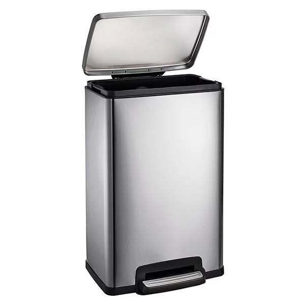 Tramontina 13-Gallon Stainless Steel Step Trash Can