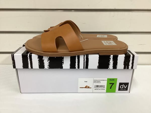 DV Dolce Vita Women's H-Band Slide Sandal Size 7