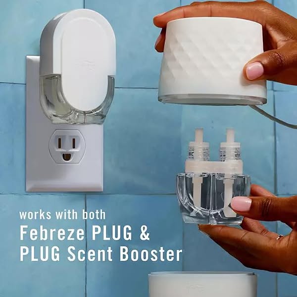 Febreze PLUG Scent Booster Kit, 1 Device + 3 Refills