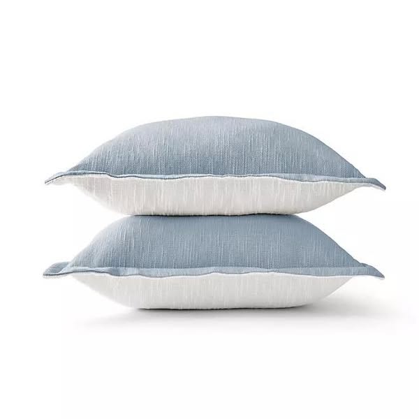 Member's Mark 2-Pack Reversible Cotton Slub Pillows