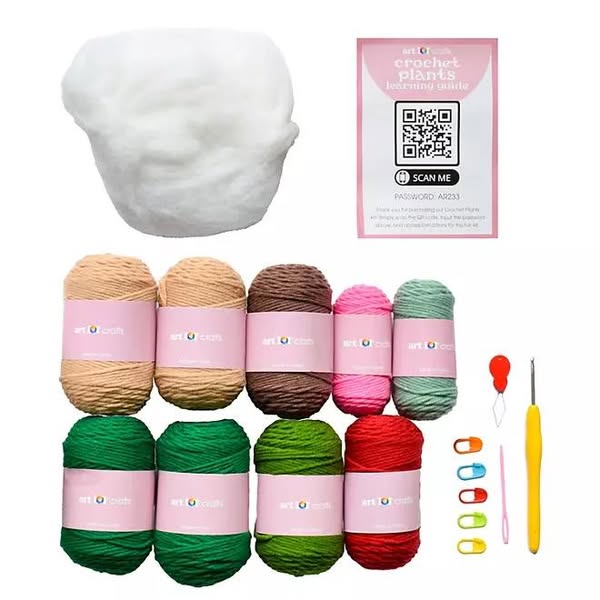 Art 101 Crafts Crochet Plants Kit