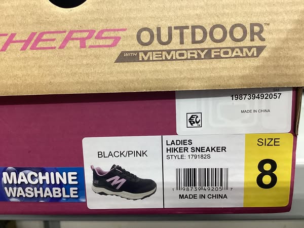 Skechers Women's Mesh Trail Sneaker Size 8