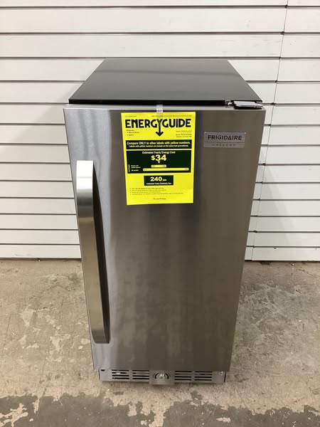 Frigidaire 14.9 in., 2.9 cu. ft., Mini Refrigerator in Stainless Steel without Freezer