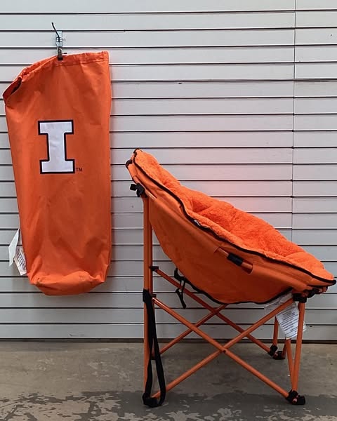 NCAA Sphere Sherpa Chair -Illinois Fighting Illini