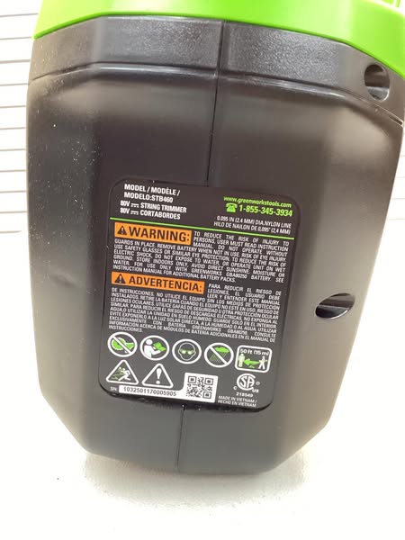 Greenworks 80V 16" Gen2 Cordless Battery String Trimmer (Attachment Capable) (Tool Only)