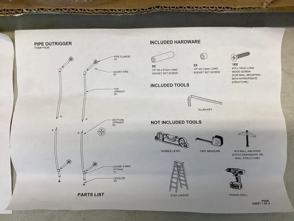 ECONOCO Pipeline Outrigger Wall Unit