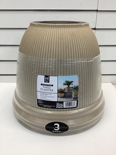 Member's Mark 14.5" Theo Planter, Set of 3