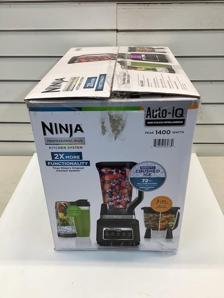 Ninja Professional Plus Kitchen System Blender and 8-Cup Food Processor with Auto-iQ