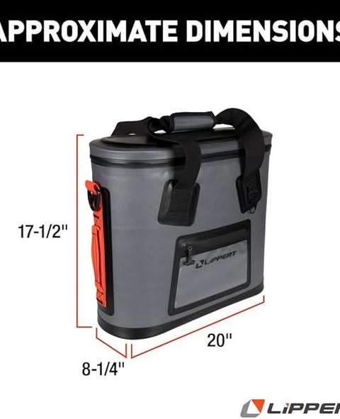 Lippert Adventure Pro 30-Can Soft Insulated Cooler Tote Bag