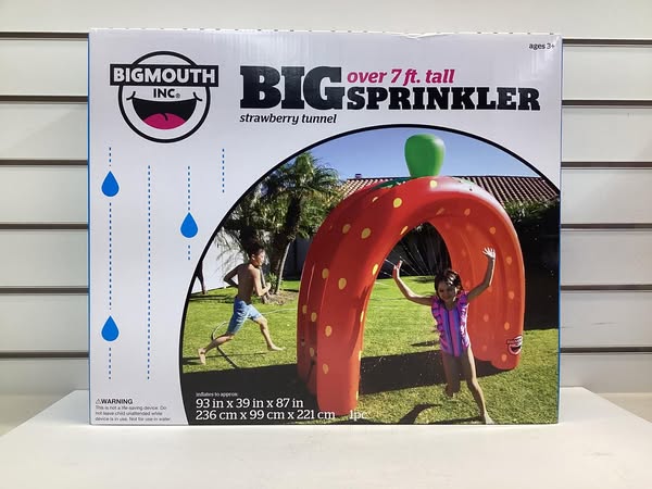 BigMouth Inc. Inflatable Strawberry Tunnel Sprinkler