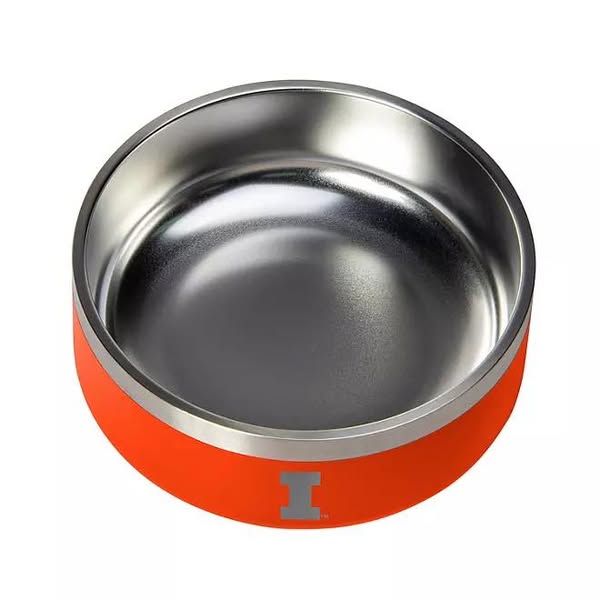 NCAA 2 pk. Stainless Steel Dog Bowls -Illinois Fighting Illini