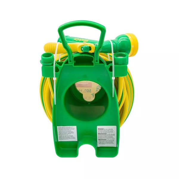 Miracle-Gro Aqua Tote Mini Hose Reel with Nozzle