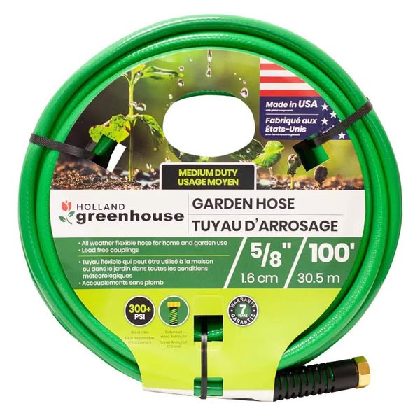 Holland Greenhouse Medium Duty Garden Hose 100ft