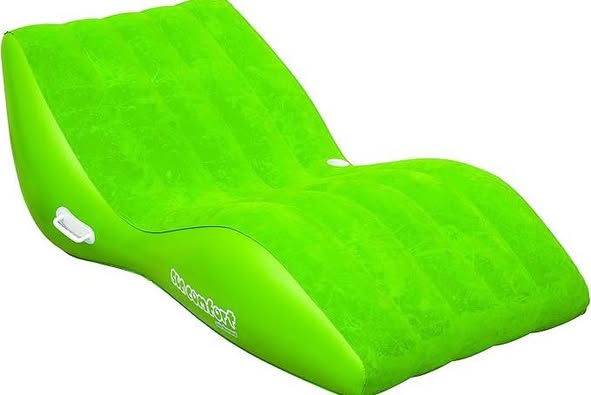 Airhead SUN COMFORT COOL SUEDE Zero Gravity Lounge, Lime
