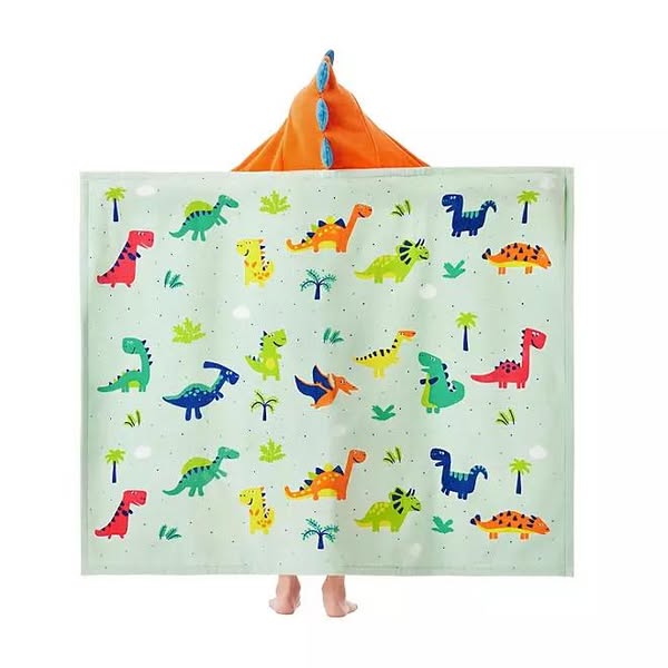 Member's Mark 100% Cotton Kids' Hooded Towel With Hand Pockets