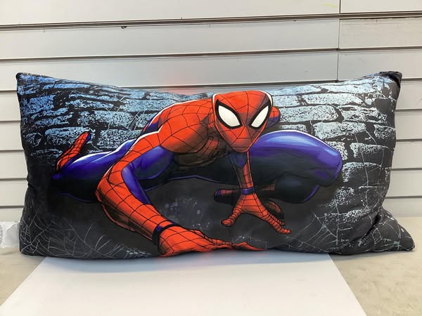 Walking Spider Man Pillow 36” x18”