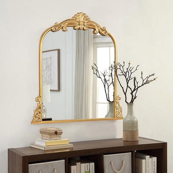 Azalea Park Filigree Wall Mirror, Gold