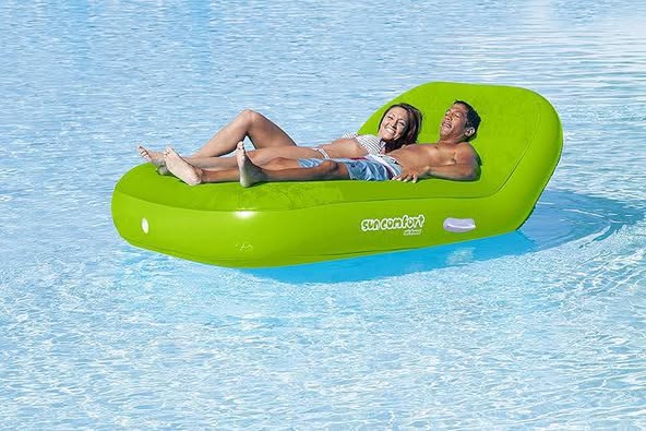 Airhead - Suncomfort Double Chaise Lounge - Lime