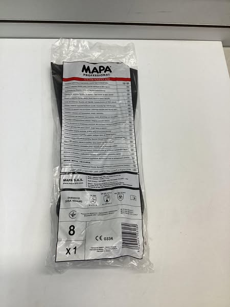 MAPA Ultraneo 450 Chemical Resistant Gloves -Size 8