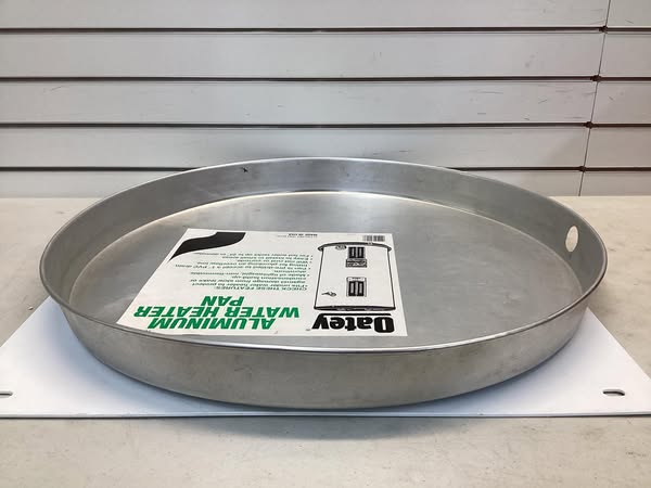 Oatey 24" Aluminum Water Heater Pan With Hole / Without Adapter