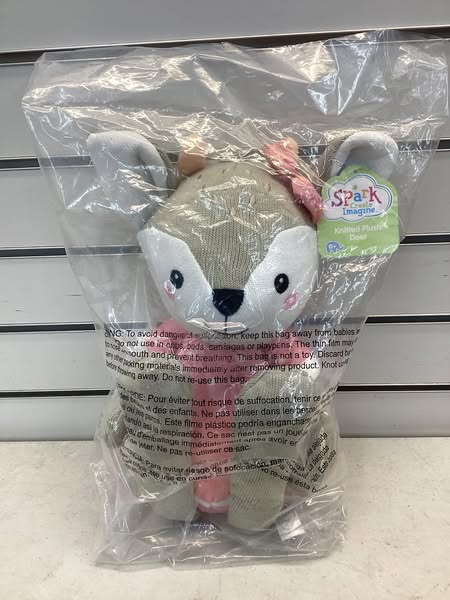 Spark Create Imagine 19" Girl Deer Knit Plush