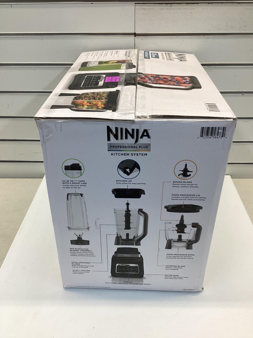 Ninja Professional Plus Kitchen System Blender and 8-Cup Food Processor with Auto-iQ