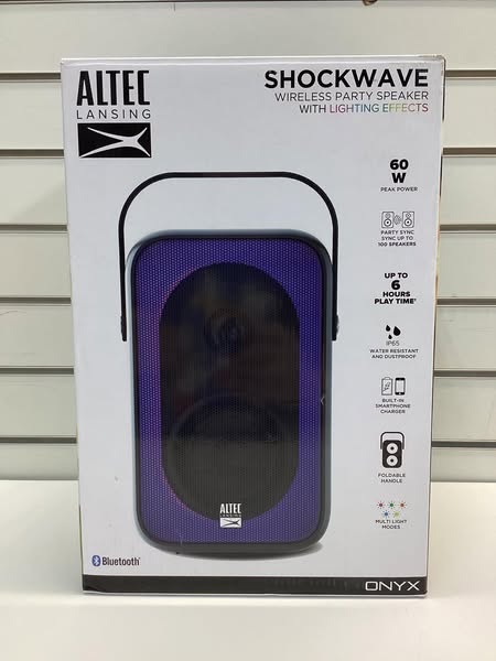 Altec Lansing Shockwave Wireless Bluetooth Party Speaker