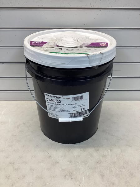 5/16" Grade 30 Proof Coil Chain, Zinc Plated, 92' per Round Pail