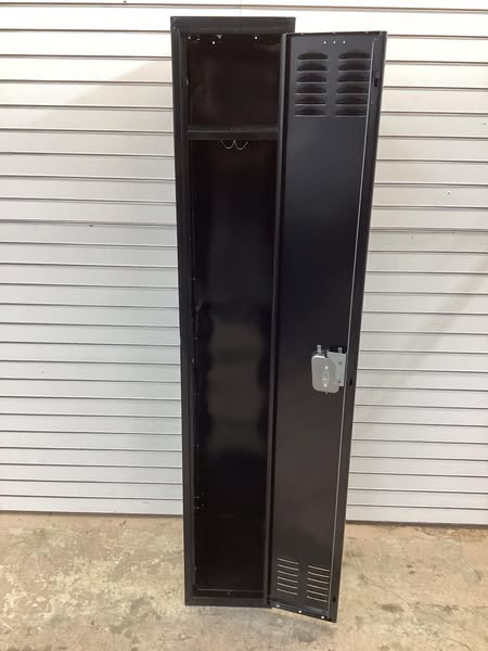 Hallowell Single Tier Black Tie Locker