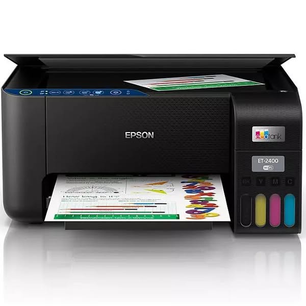 Epson EcoTank ET-2400 Special Edition All-in-One Inkjet Printer, 1 Bonus Black Ink Bottle