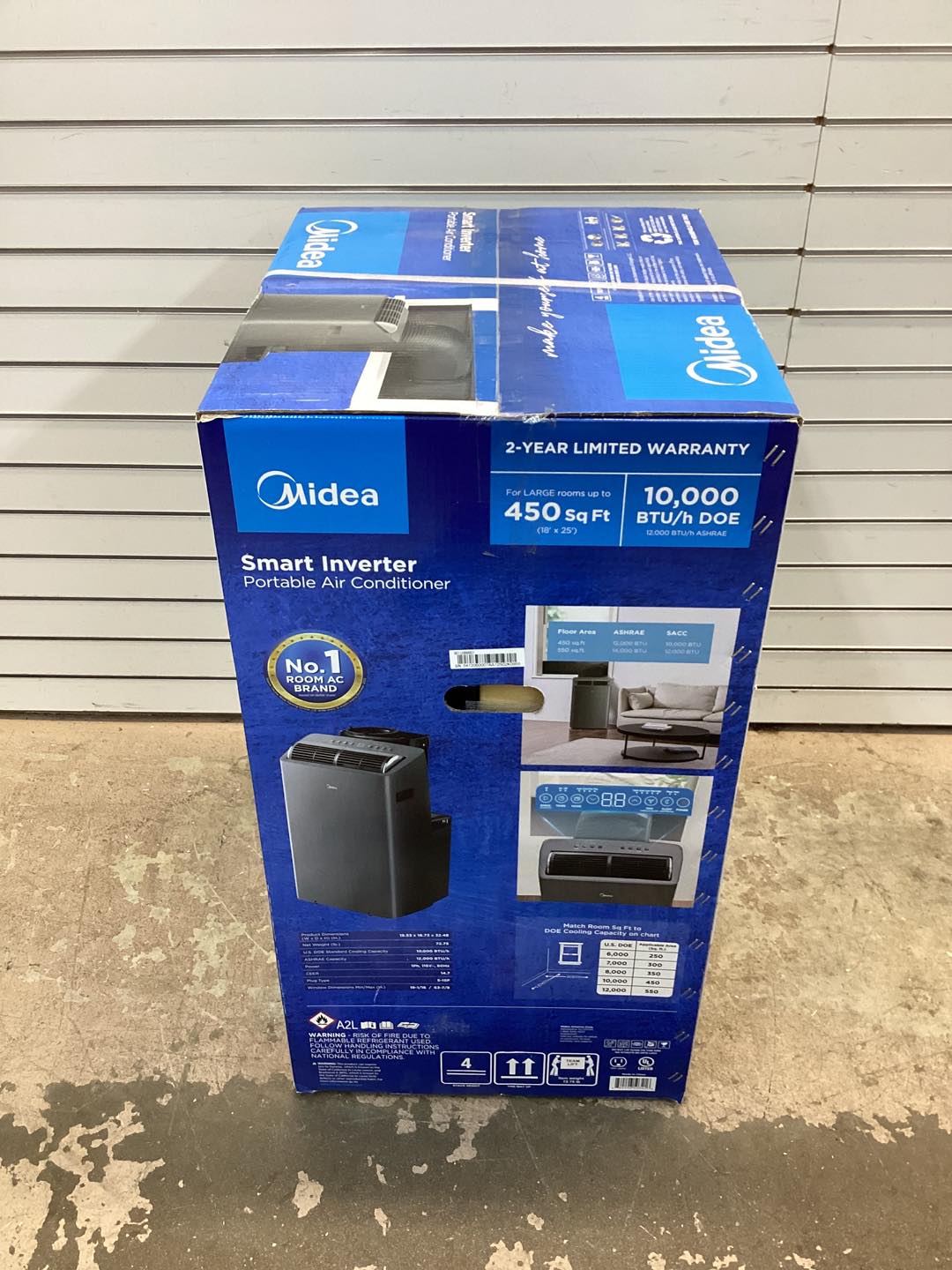 Midea Duo 10000 BTU DOE Portable Air Conditioner with Smart Inverter