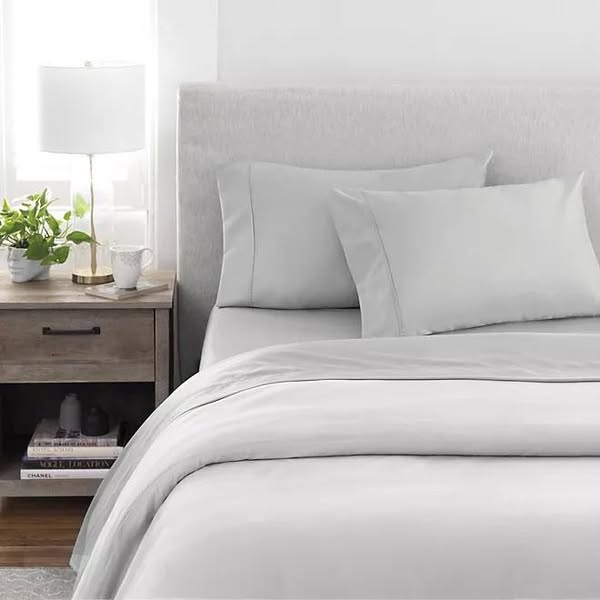 Member's Mark 450-Thread-Count Solid Sheet Set King Size
