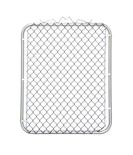 YARDGARD 42 in. W x 48 in. H Galvanized Steel Chain Link Fence Bent Frame Walk-Through Gate