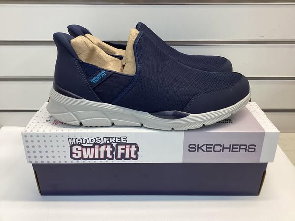 Skechers Men's Equalizer Hands Free Swift Fit Slip-On Sneaker