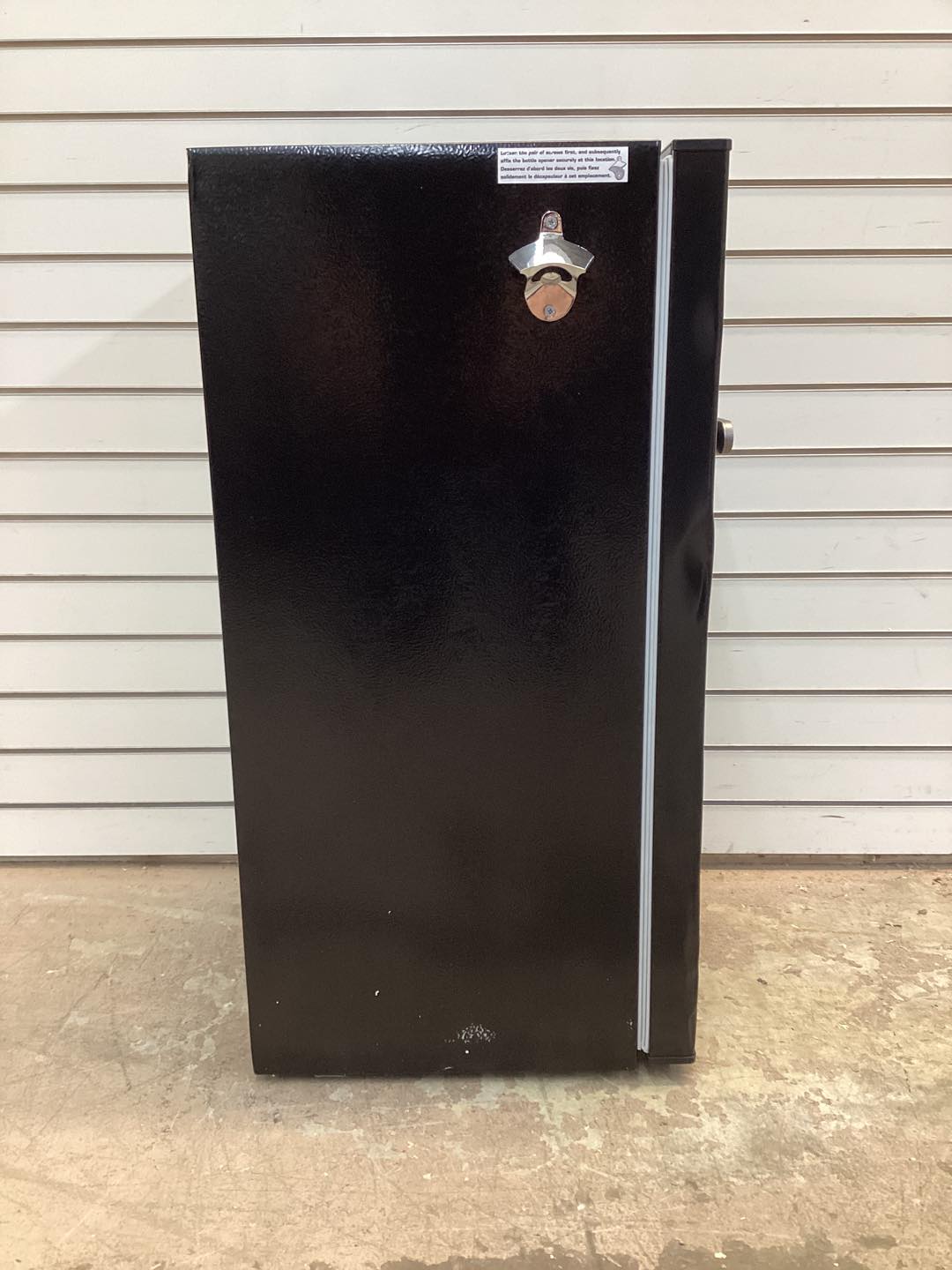 Frigidaire 3.2 cu. ft. Retro Mini Refrigerator with Side Bottle Opener in Black