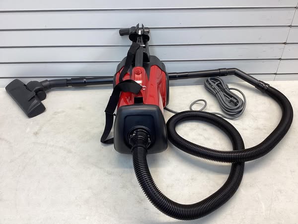Sanitaire Canister Vacuum, Red 19.2 x 17.75 x 11.3 inches