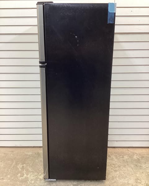 Artic Chef 2 Door Apartment Size Refrigerator with Freezer, Stainless