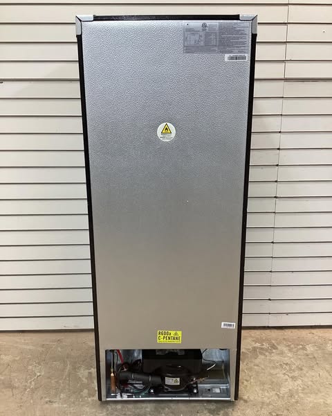 Artic Chef 2 Door Apartment Size Refrigerator with Freezer, Stainless