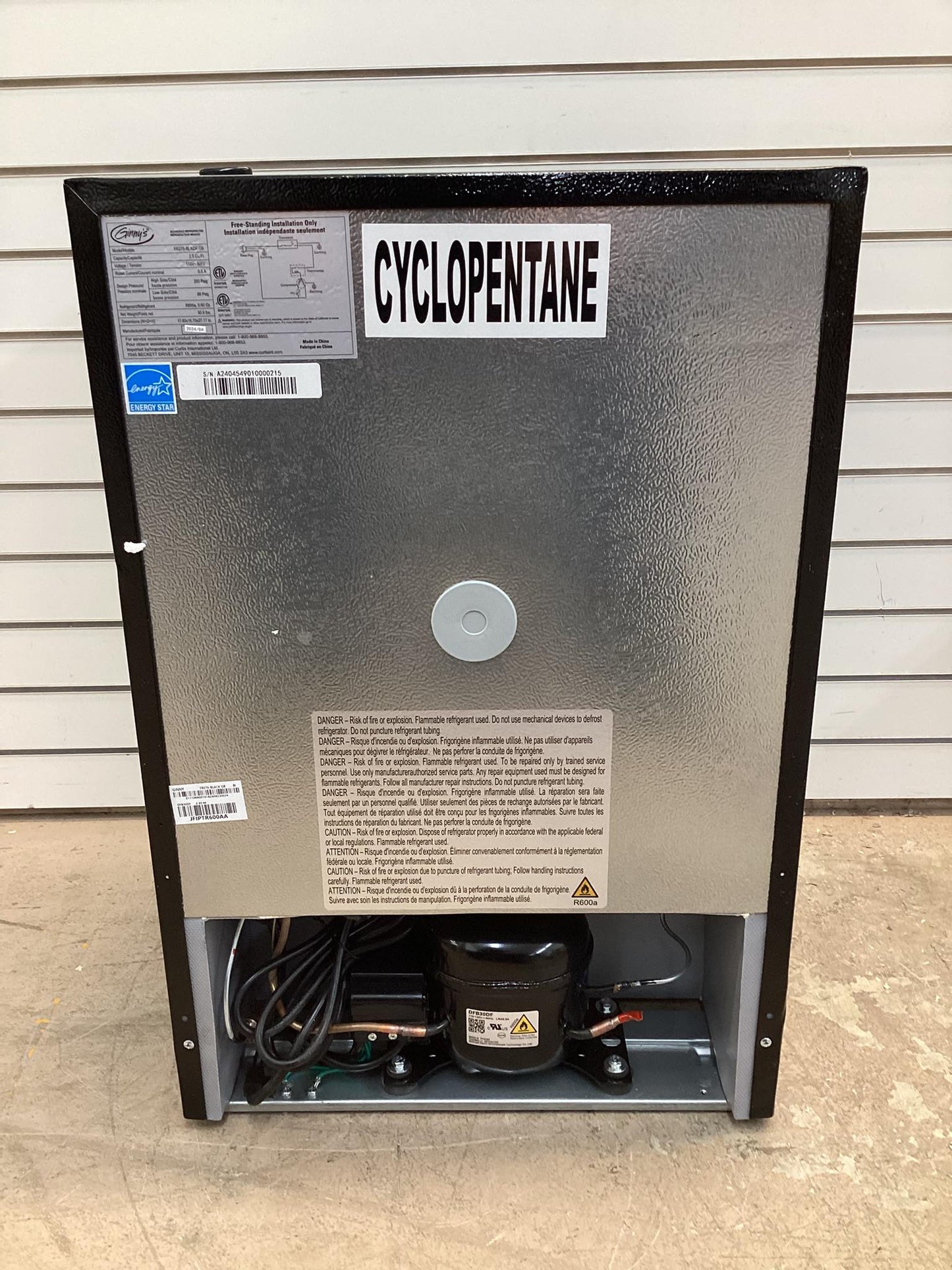 Ginny’s Retro 2.5 cu. ft. Refrigerator with Bottle Opener on Side