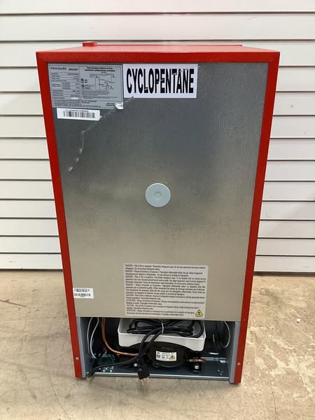 Frigidaire 3.1 cu. ft. 2 Door Retro Mini Fridge in Red
