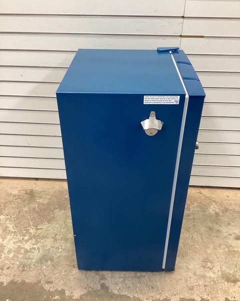Frigidaire 3.2 cu. ft. Retro Mini Refrigerator with Side Bottle Opener in Blue